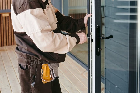 Cleaning And Polishing Glass Door Installation in Richmond West, FL